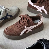 Chaussures décontractées à semelle épaisse de style rétro de Hong Kong, style scolaire tendance à lacets