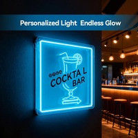 Prix Abordable, Décoration Murale en Acrylique 10W-15W, Bar, Café, Bâtiments, Logo Illuminé, Lettres LED Personnalisées, Enseigne, 3000-5000 Lux