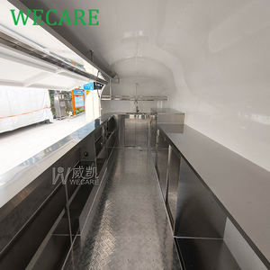 전체 주방 장비를 갖춘 Wecare 스트리트 피자 푸드 트럭 모바일 취사 음식 트레일러 - Product Image 6