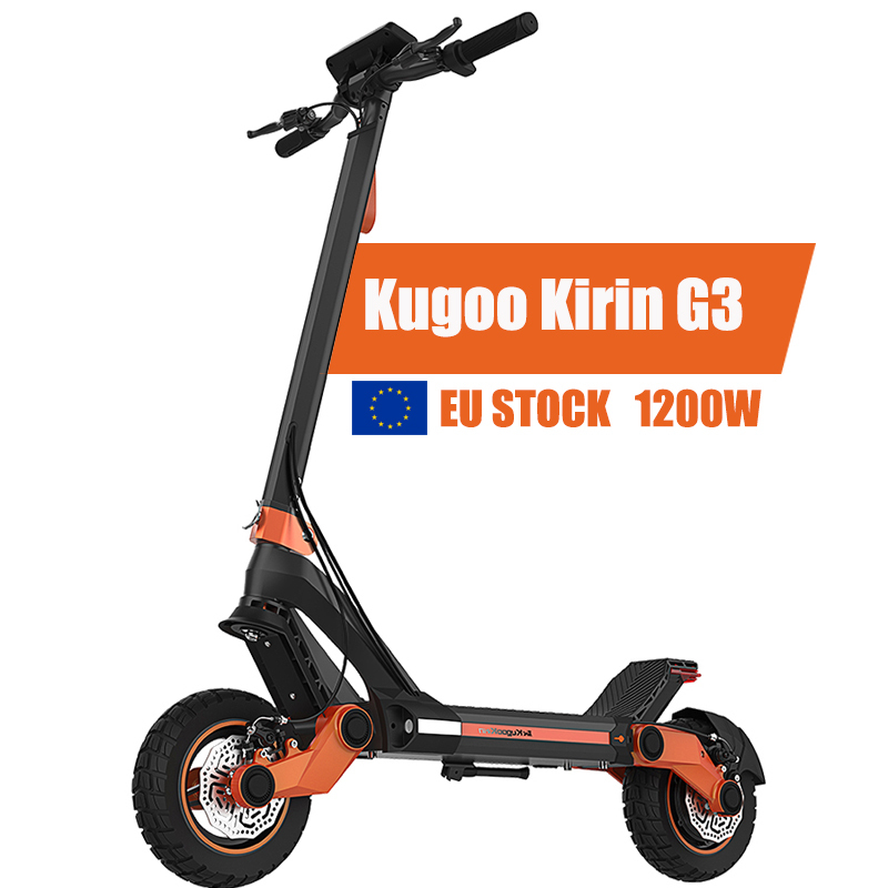 EU Stock 50 км/ч 1200 Вт большой мощности Kugoo G3 Электрический скутер для взрослых