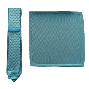 High Quality Men Luxury Wedding.Groomsmen Formal Dinners Business Gift Set Solid Color Pointed Knit <strong>Tie</strong> <strong>and</strong> <strong>Pocket</strong> <strong>Square</strong> - Product Image 1