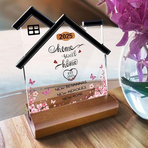 2025 Home Sweet Home signe nouvelle maison réchauffement cadeaux présentoir bénédiction idées cadeaux <span class=keywords><strong>pour</strong></span> femmes amis collègues - Product Image 4