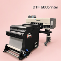 Imprimante jet d'encre Benlun DX7 Xp600 I3200 1440 DPI, rouleau de transfert thermique DTF pour films PET, textiles et t-shirts, 60 cm, sans poudre, Android Wi-Fi