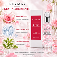 Sérum Visage Bio à l'Acide Hyaluronique et à la Rose Marque Blanche 100ml Hydratant Éclaircissant Soin OEM ODM pour Usage Domestique Tous Types de Peau