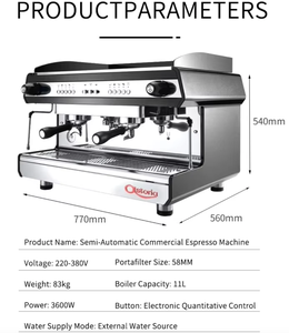 เครื่องชงกาแฟเอสเพรสโซกึ่งอัตโนมัติ Astoria TANYA รุ่น E61 สำหรับร้านกาแฟ หม้อต้มทองแดง 2 11 ลิตร 3600 วัตต์ - Product Image 3