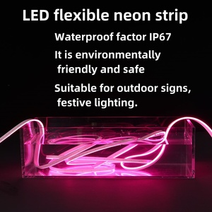 Bande lumineuse <span class=keywords><strong>LED</strong></span> néon flexible <span class=keywords><strong>12V</strong></span> <span class=keywords><strong>multicolore</strong></span> étanche pour éclairage extérieur et signalétique - Product Image 5