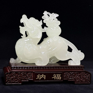 ของตกแต่งธีมสัตว์มงคลคู่ปี่เซียะ เสริมโชคลาภ ร่ำรวย ทำจากเรซิ่นและหนัง เหมาะสำหรับเป็นของขวัญเปิด<span class=keywords><strong>ร้าน</strong></span> ของตกแต่งสำนักงาน ห้องนั่งเล่น - Product Image 6