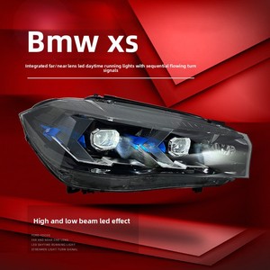 Ensemble de phares pour voiture <span class=keywords><strong>MT</strong></span> X5 14-18 F15/F16 OLIVER avec feux de jour à LED et clignotants 24V 55W - Product Image 3