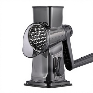 Râpe à fromage rotative Spylandy 3-en-1, trancheuse manuelle de légumes, <span class=keywords><strong>mandoline</strong></span>, hachoir avec poignée et base à ventouse, facile à nettoyer, compatible lave-vaisselle - Product Image 1