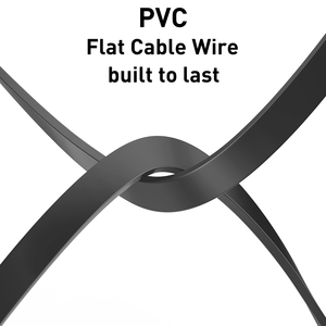 Extension-type <strong>CAT7</strong> Ethernet Cable Retractable <strong>CAT7</strong> <strong>RJ45</strong> 600MHz <strong>Patch</strong> Shielded <strong>Flat</strong> Ethernet <strong>Cord</strong> - Product Image 6