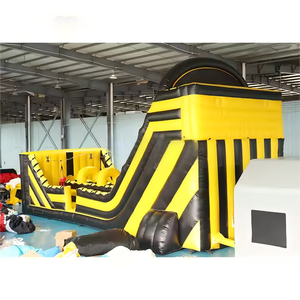 Tirolesa inflable <span class=keywords><strong>para</strong></span> el hogar, trampolín, Parque Deportivo, centro comercial, parque infantil al aire libre, juego deportivo <span class=keywords><strong>para</strong></span> niños y <span class=keywords><strong>adultos</strong></span>, hecho de PVC - Product Image 4