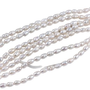 Perles d'eau douce naturelles en vrac de Zhuji, baroque, 5-6 mm, trou droit, pour la fabrication de bijoux DIY - Product Image 5