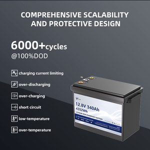 Batterie LiFePO4 12V 340Ah pour <span class=keywords><strong>Victron</strong></span> Compatible pour l'intégration de système solaire et d'onduleur domestique Port de communication CAN Type divisé - Product Image 3