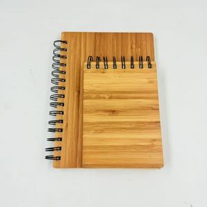 Bamboo Coil <b>Notebook</b> Natural Wood Cover <b>Spiral</b> <b>Bound</b> Portable Eco Friendly School Supply Creative Stationery Gift - Product Image 1