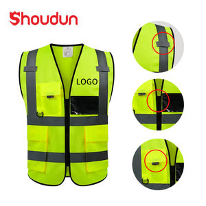 سترة أمان عاكسة متعددة الوظائف بشعار مخصص مجاني، متعددة الألوان للمواقع، ملابس أمان بسعر المصنع الأصلي - Product Image 1