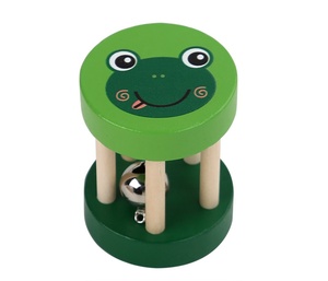 Campanas de mano de madera coloridas al por mayor con formas de animales para niños, instrumentos musicales educativos, juguetes de sonido con caras de dibujos animados - Product Image 6