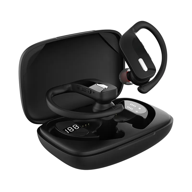 2022 Newest T17 TWS Wireless Earphones Earhook Sports Running Gaming Waterproof TwinTWS Headset Earhook