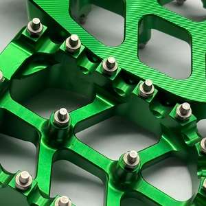 ที่พักเท้ามอเตอร์ไซค์แบบปรับแต่ง ขนาดใหญ่พิเศษ กันลื่น ทำจากอลูมิเนียมอัลลอย สำหรับรถออฟโรด สำหรับ Kawasaki KLR 650 ปี 2011-2022 - Product Image 5