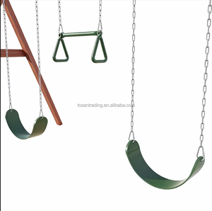 Balançoire de jardin réglable de 1,8 mètre de long avec planche incurvée, durable, pour parc, école, cour, jardin, aire de jeux - Product Image 6