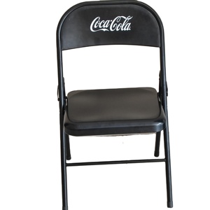Sillas plegables de metal logotipo personalizado para eventos fiesta sillas plegables de terciopelo silla portátil - Product Image 1