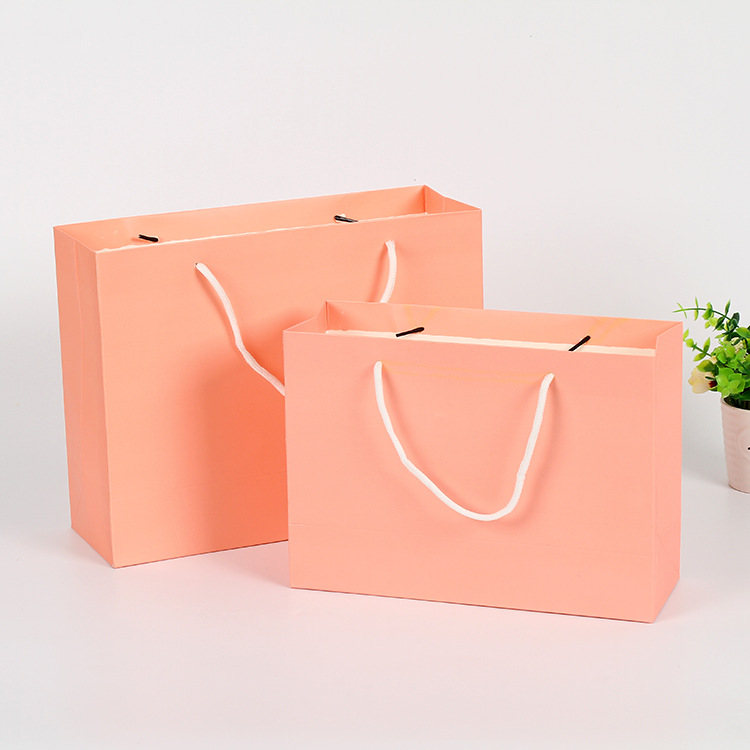 Custom Paper Bag With Own Logo Gift Special Paper Packaging Bag With Handle Shopping Packaging Paper Bag