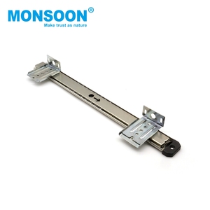 Glissière de tiroir pour clavier de bureau, robuste, à double pliage, 35 mm, à montage latéral, extension 3/4, avec roulement à billes pour meuble de cuisine - Product Image 6