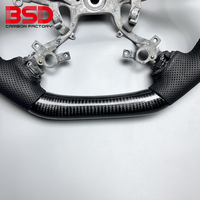 Volant sport en fibre de carbone et cuir BSD pour Mitsubishi Pajero IV/V97/V93 Montero (2006-2021)