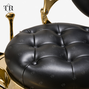 Profesional Sillas De Barbero Negro Y Oro Vintage Reclinable Corte De Pelo Peluquería Silla Sillas De <span class=keywords><strong>Barberia</strong></span> - Product Image 6