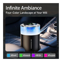 Diffuseur d'huiles essentielles pour voiture rechargeable par USB électrique, humidificateur d'air portable sans eau, purificateur d'air pour véhicule domestique, 1 an