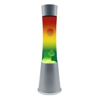 Lampe à lave J&R, lampe de table moderne en métal, style volcanique, à brancher, avec lumière blanche chaude douce 2700K pour salon, ROHS/FCC
