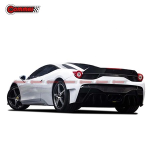 Amazing Quality Upgrade to V Vors Style <b>Car</b> Auto Parts Half Carbon Fiber <b>Car</b> Rear <b>Diffuser</b> Lip for Ferrari 458 - Product Image 2