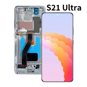 อะไหล่หน้าจอ LCD คุณภาพสูงสำหรับ Samsung S21 ultra โทรศัพท์มือถือจอ LCD สำหรับ Samsung S21 ultra 5G สำหรับ Samsung Galaxy S21 ultra - Product Image 1