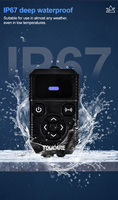 Casque Intercom Bluetooth pour Moto T6S TOUCARE, Étanche IP67, Réduction du Bruit, Communication de Groupe à Longue Portée pour Motards