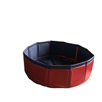 Baignoire gonflable extra-large en PVC pour animaux de compagnie, piscine pliable portable, remplissage et vidange faciles, écologique, capacité max. 600L, intérieur/extérieur