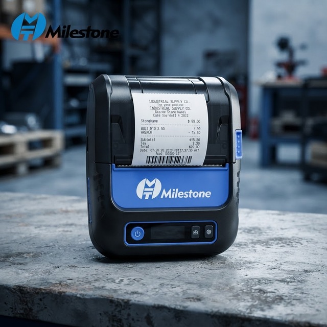 Factory OEM Wholesale 3 Inch 80mm Handheld Mobile Thermal Receipt Label Printer 2 1 ESC POS TSPL IP54 SDK MHT P80F Stock
