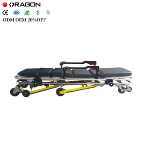 미끄럼 방지 및 충격 방지 지원 응급 구조 들것 휴대용 보관 조정 가능한 알루미늄 구급차 들것 - Product Image 4