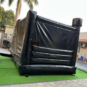 Location <span class=keywords><strong>de</strong></span> fête <span class=keywords><strong>de</strong></span> publicité commerciale Moonwalk Videur <span class=keywords><strong>de</strong></span> mariage gonflable en PVC Maison <span class=keywords><strong>de</strong></span> rebond noire Château sautant gonflable - Product Image 4