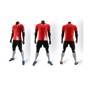 夏のチームスクリメージフットボール用ユニフォームメッシュサッカージャージクイックドライアスレチックショーツパーソナライズされたロゴ - Product Image 1