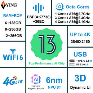 Nuova unità principale autoradio 2 din Android autoradio 2004-2011 Auto dvd 2K schermo Multimedia Stereo 12 + 256GB lettore Auto