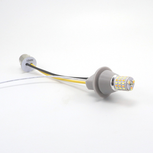 Ampoule LED RY10W BAU15S 150 degrés, blanc ambre, pour clignotant de moto, DRL, signalisation, kit de conversion 2-en-1 - Product Image 2