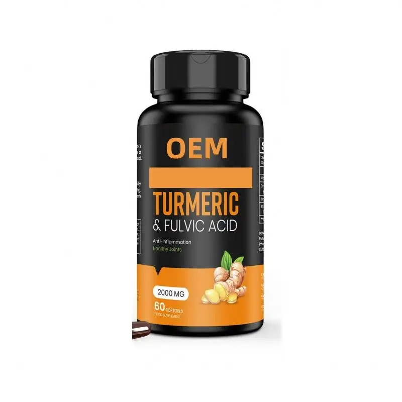 HOT healthcare supplement herbal OEM ODM High Quality Supplement Turmeric Curcumin Softgels turmeric root extract