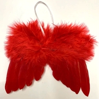 Mini ailes en plumes d'ange pour bébé, bricolage, décoration, cadeau de fête, vente en gros, blanc ou rose,