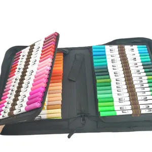Set di Pennarelli Artistici a Doppia Punta Cancellabili per Acquerello - Produzione OEM 12/24/36/48 Pezzi - Product Image 1