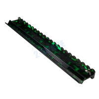 Support de Mahjong en Agate Verte Durable Marque Green Tortoise MAHJONG RACk 19/20/21 Pouces avec Poussoir Ondulé – Lot de 4
