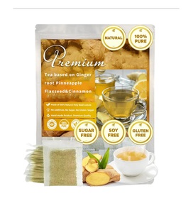 Sachets de Tisane Personnalisés Fourniture Usine - Ananas, Lin, Cannelle, Gingembre, Mélange Minceur <span class=keywords><strong>Naturel</strong></span>, Faible MOQ & OEM - Product Image 1