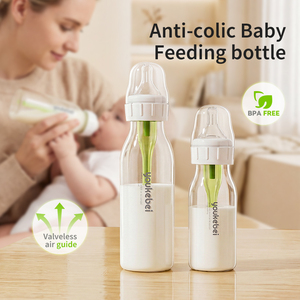 Nouveautés pour bébés : <span class=keywords><strong>Biberon</strong></span> anti-étouffement pour <span class=keywords><strong>nouveau</strong></span>-nés, bouteilles d'eau personnalisées, <span class=keywords><strong>biberon</strong></span> en PP sans BPA pour bébés - Product Image 1