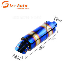 Hệ thống ống xả xe hơi thiết bị đầu cuối ống sửa đổi thép không gỉ dòng chảy thẳng giảm thanh phổ quát 102mm cơ thể xả <span class=keywords><strong>Muffler</strong></span> L0(6) yz401a - Product Image 4