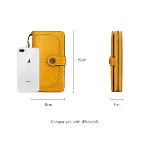 Portafoglio Multitasche in Pelle PU Vintage per Donna, Marchio VICUNA POLO, Vendita all'Ingrosso Personalizzata - Product Image 4