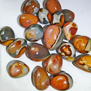 Huevos de <span class=keywords><strong>Jaspe</strong></span> Policromado Natural al por Mayor, Piedras Curativas de Cristal, Huevo Yoni para Decoración del Hogar - Product Image 1