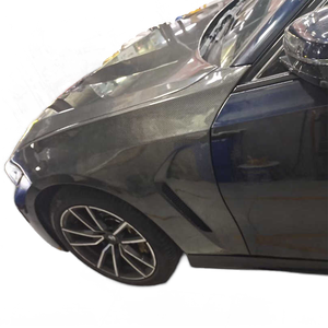 Véritable coffre de garde-boue de capot de moteur en Fiber de carbone de Style CS pour <span class=keywords><strong>BMW</strong></span> G20 G28 M340I - Product Image 4